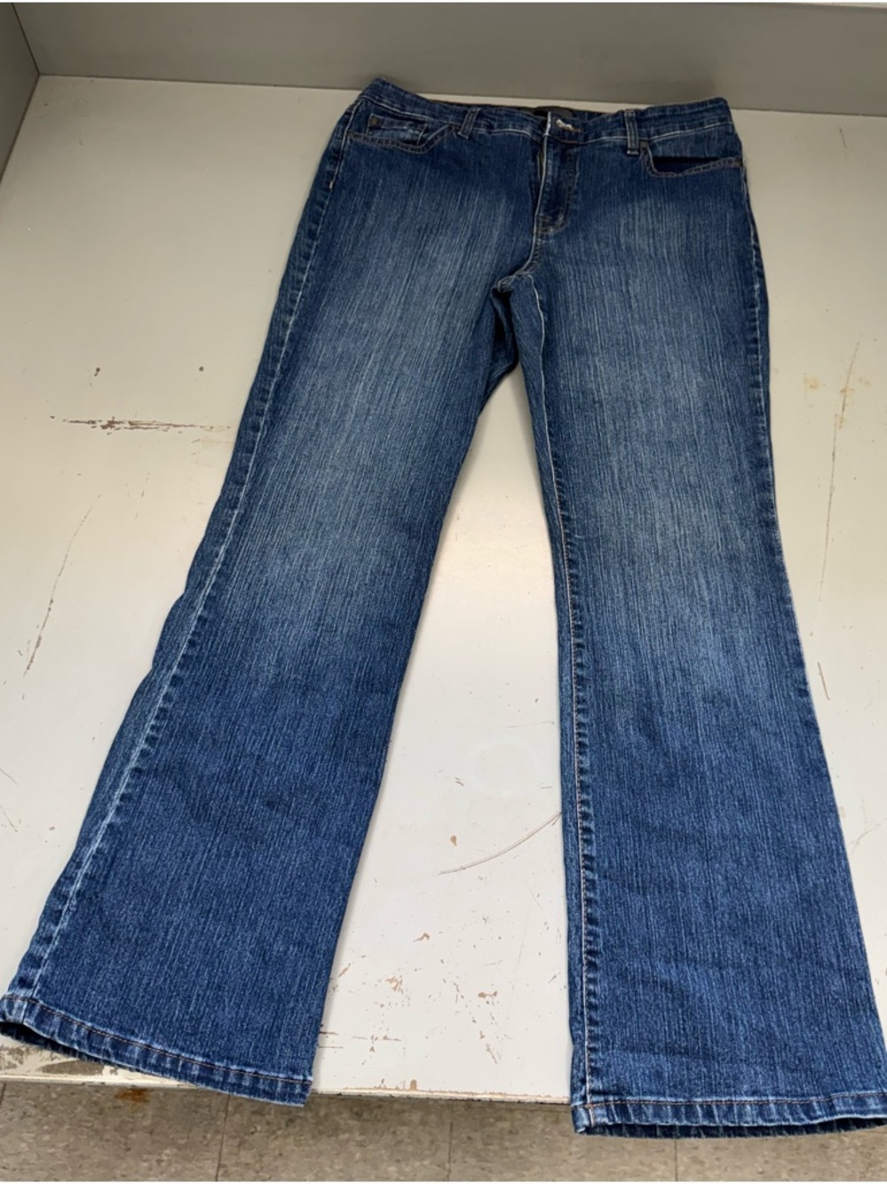 Nine West jeans Women's Boot Cut Jeans Blue Denim Cowboy style boho size 12/30